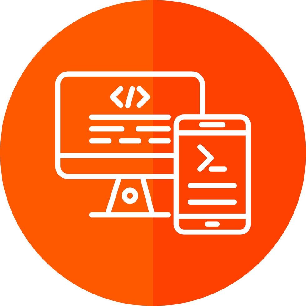 Code Terminal Vector Icon Design