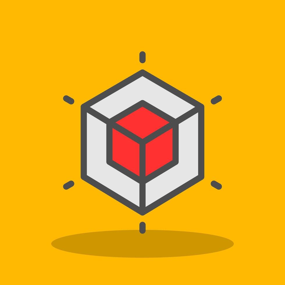 3D Modeling Vector Icon Design
