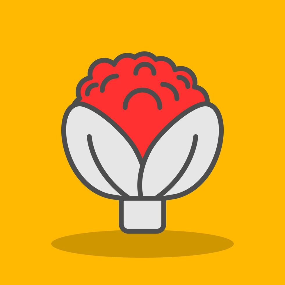 Cauliflower Vector Icon Design
