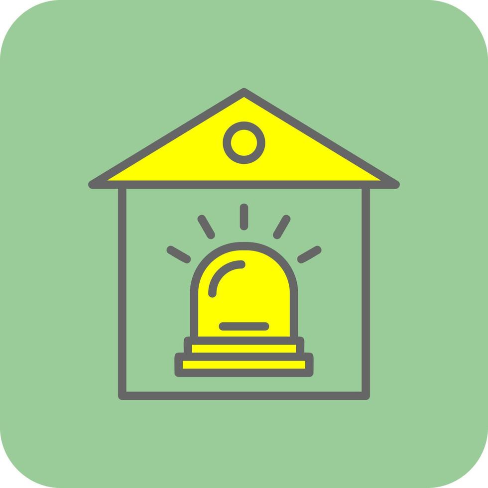 Security Alarm Vector Icon Design