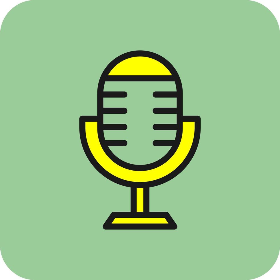Mike Vector Icon Design