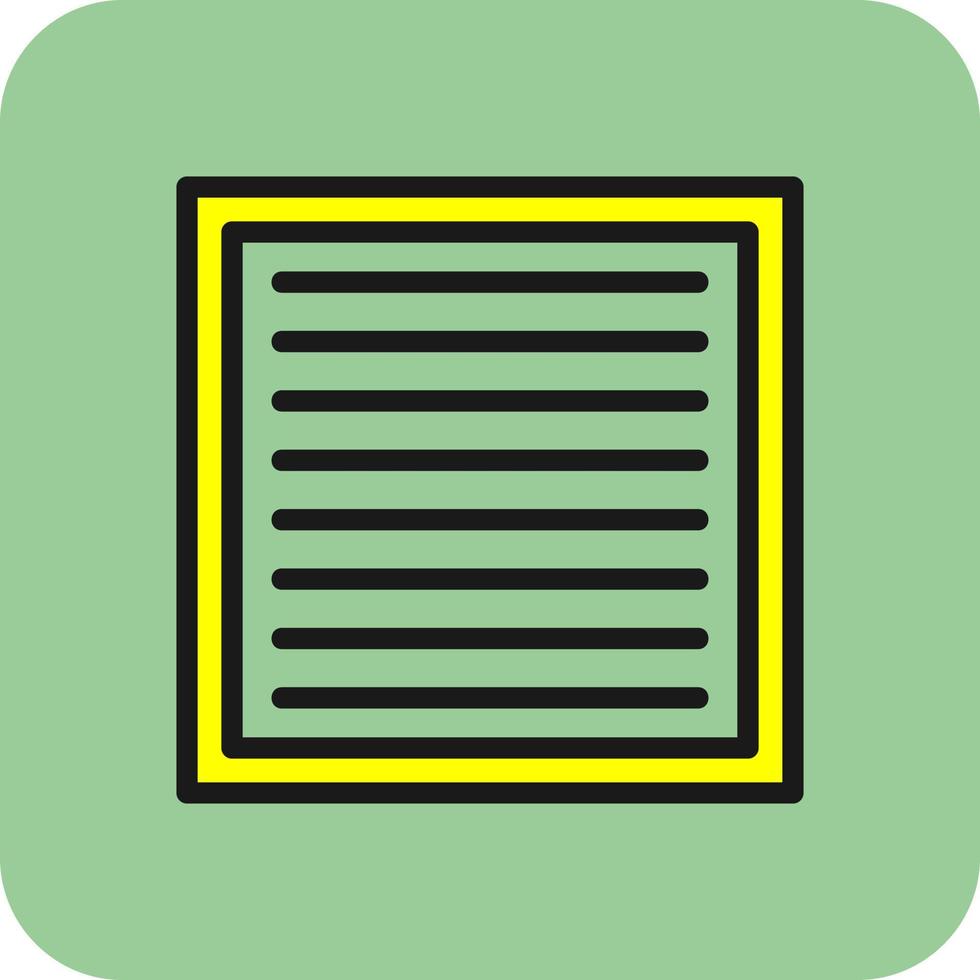 Justify Vector Icon Design