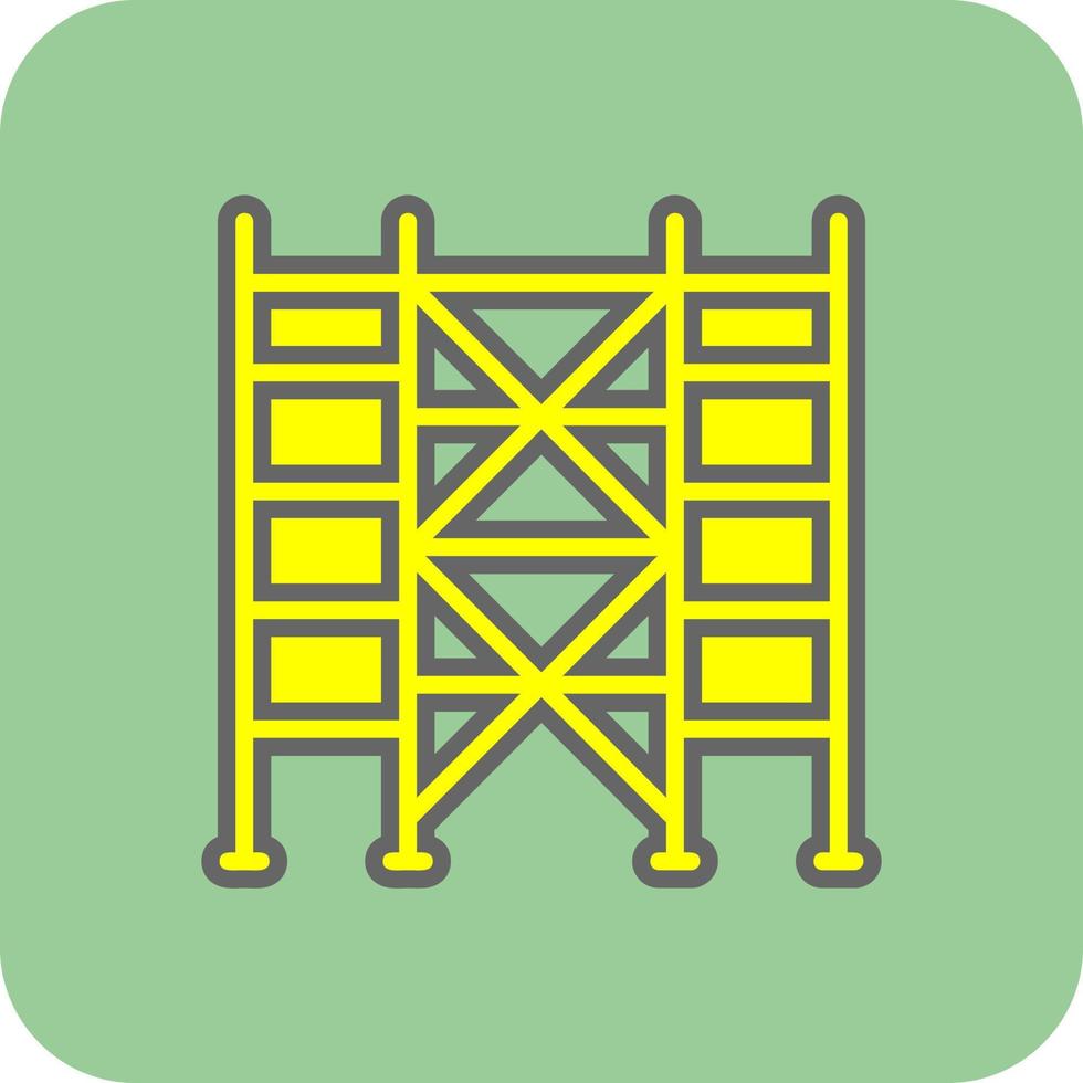 Scaffolding Vector Icon Design