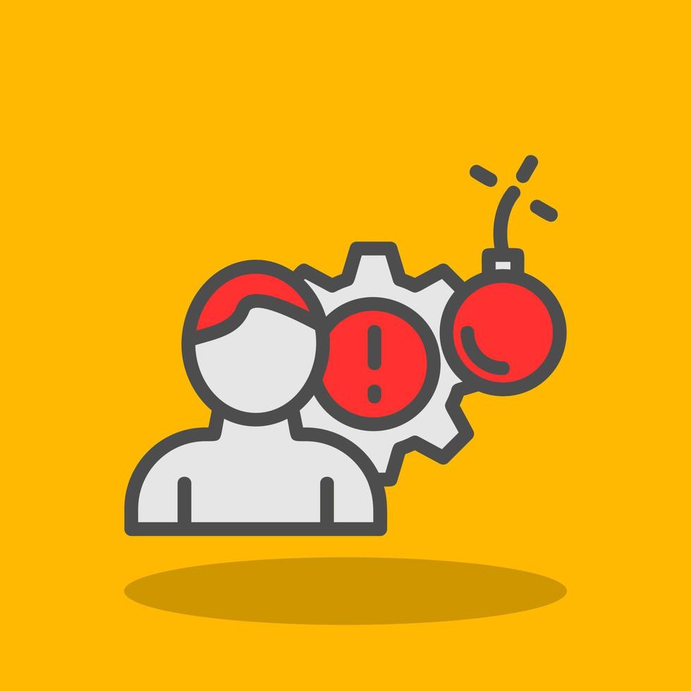 Catastrophe Vector Icon Design