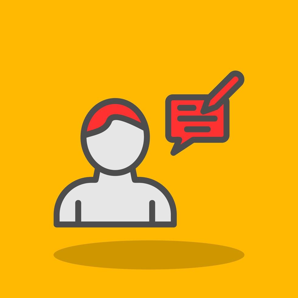Feedback Vector Icon Design