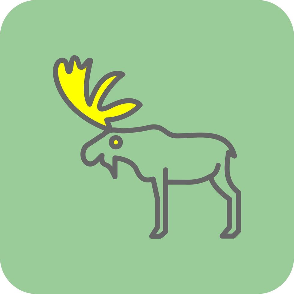 Moose Vector Icon Design