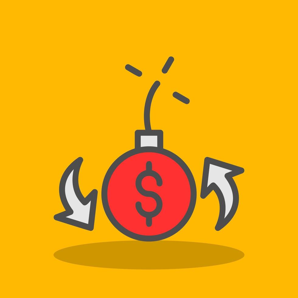 Debt Vector Icon Design