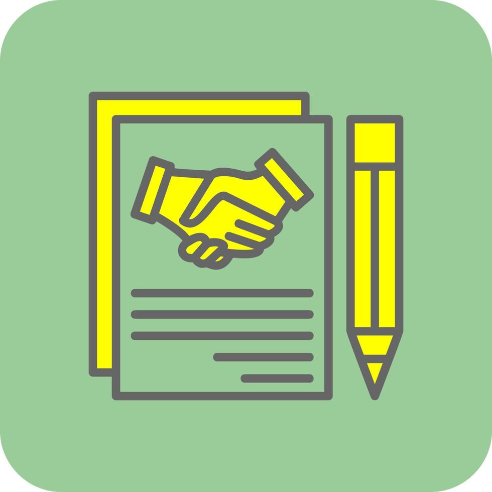 Agreement Vector Icon Design