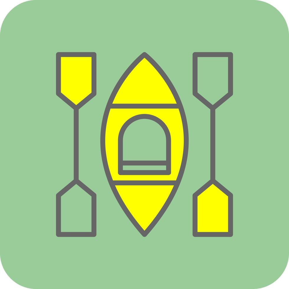 Kayak Vector Icon Design