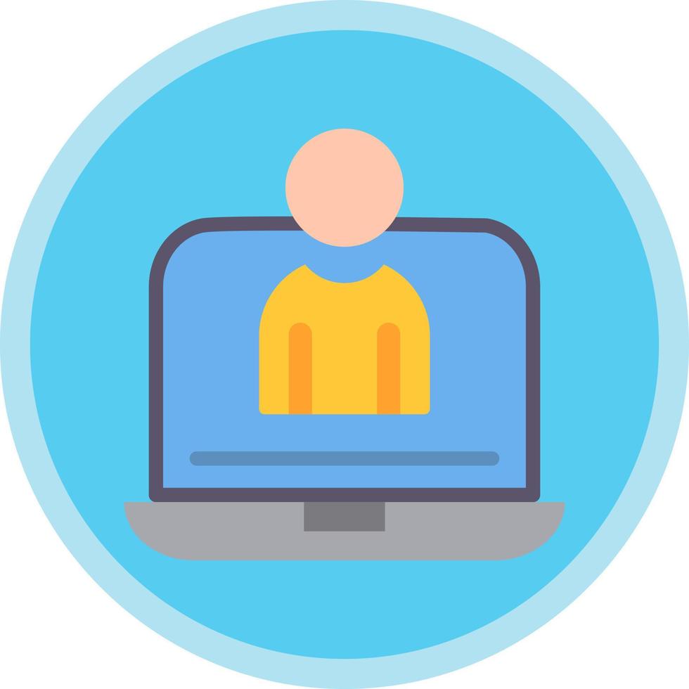 Virtual Assistant Vector Icon Design