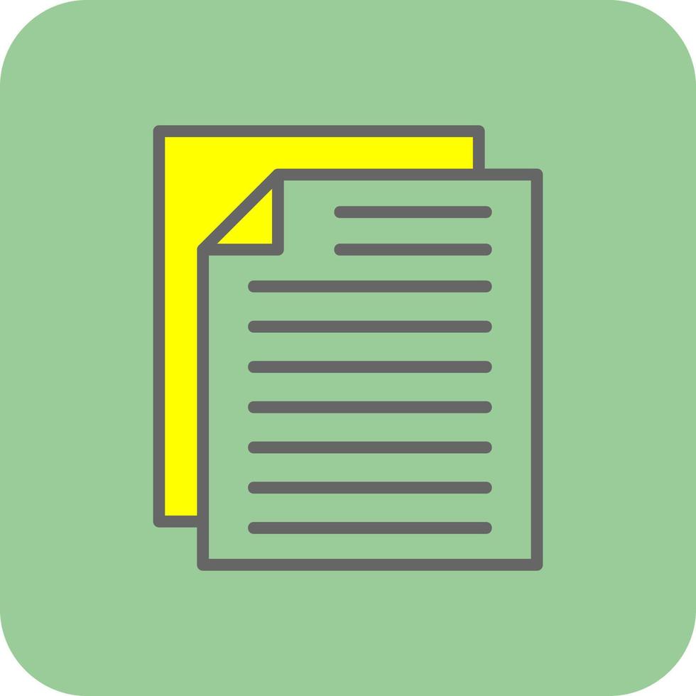 Document Vector Icon Design