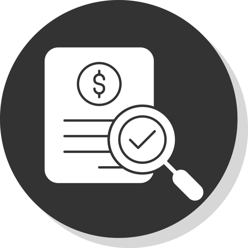 Audit Vector Icon Design