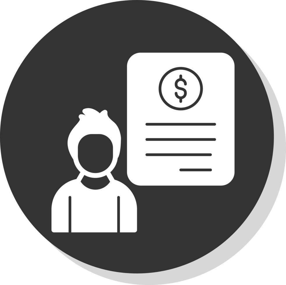Auditor Vector Icon Design