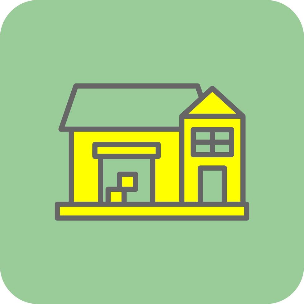 Warehouse Vector Icon Design
