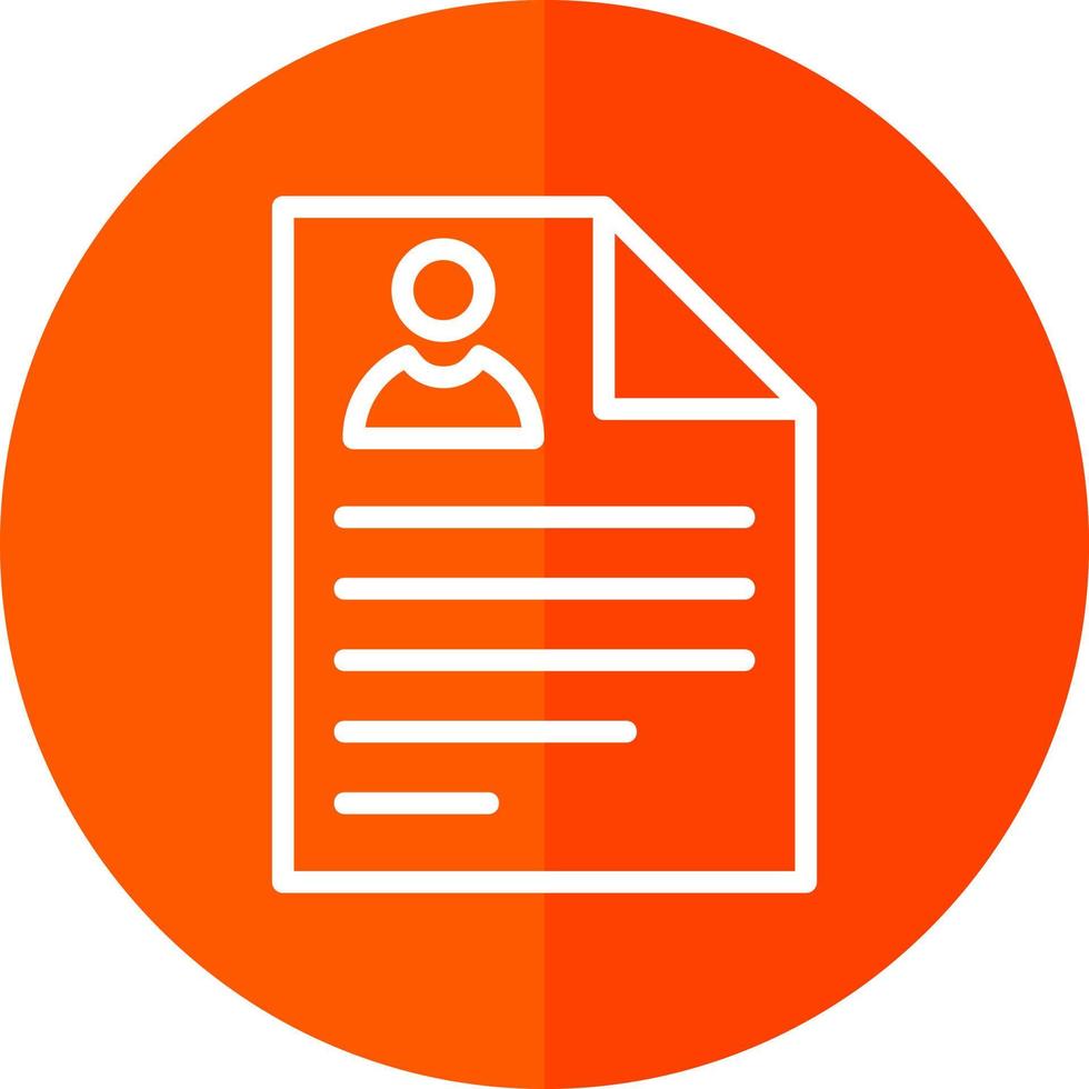 Curriculum Vitae Vector Icon Design