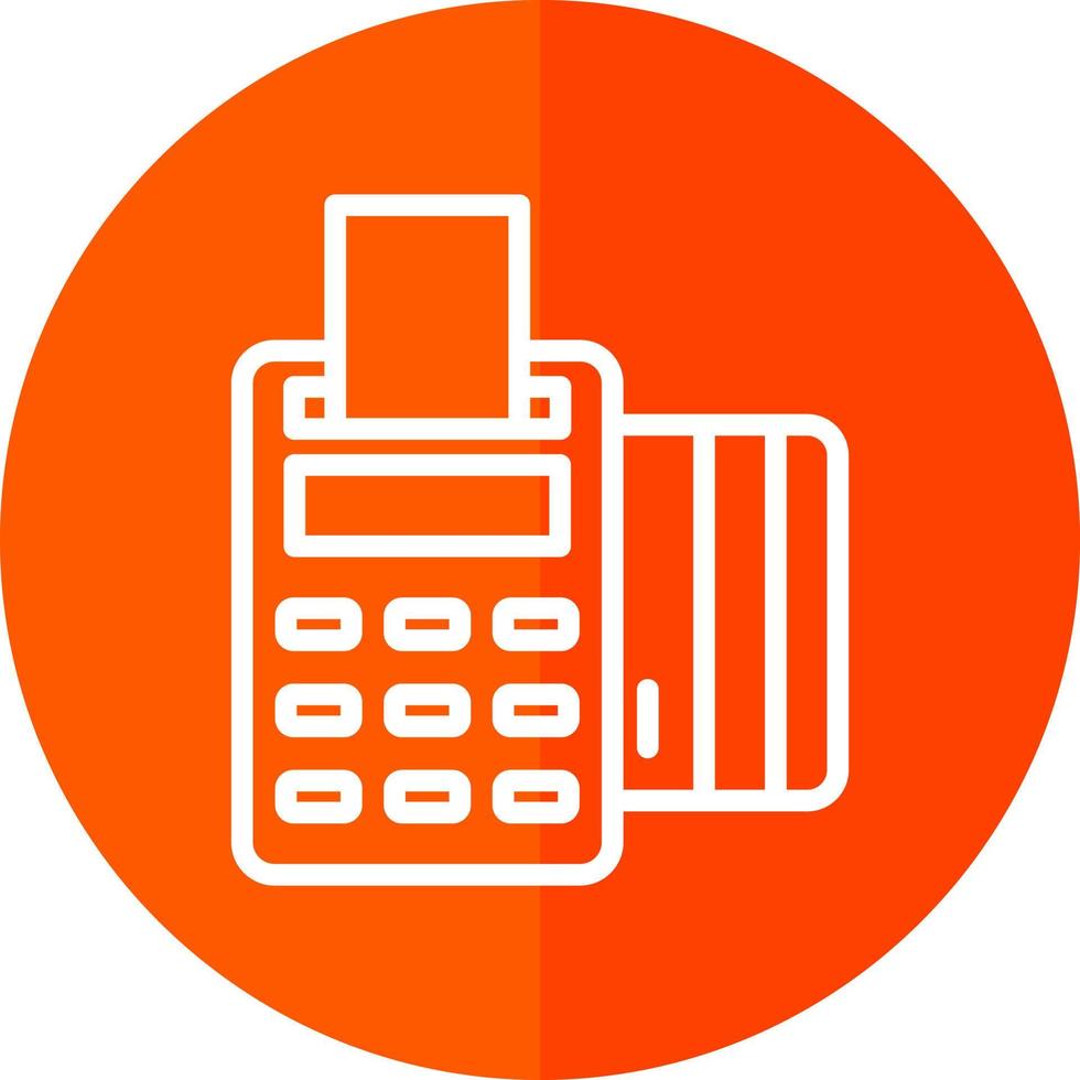 Pos Terminal Vector Icon Design