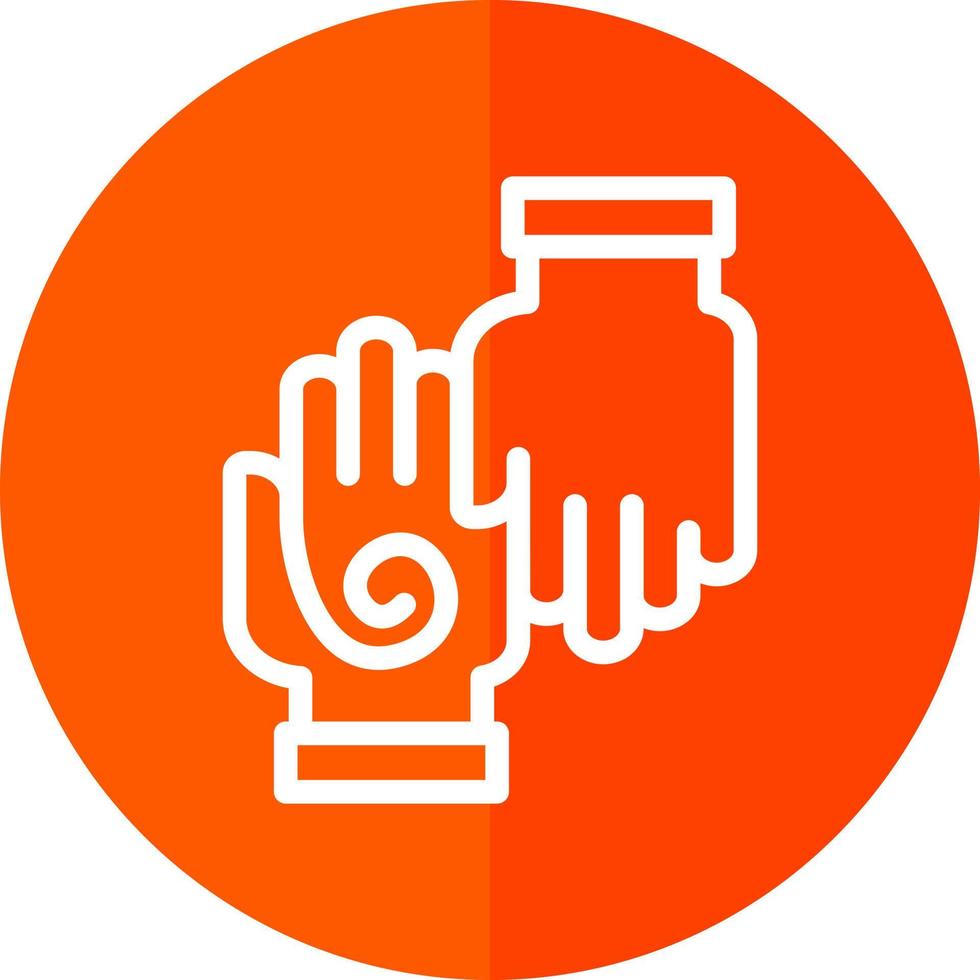 Hand Massage Vector Icon Design