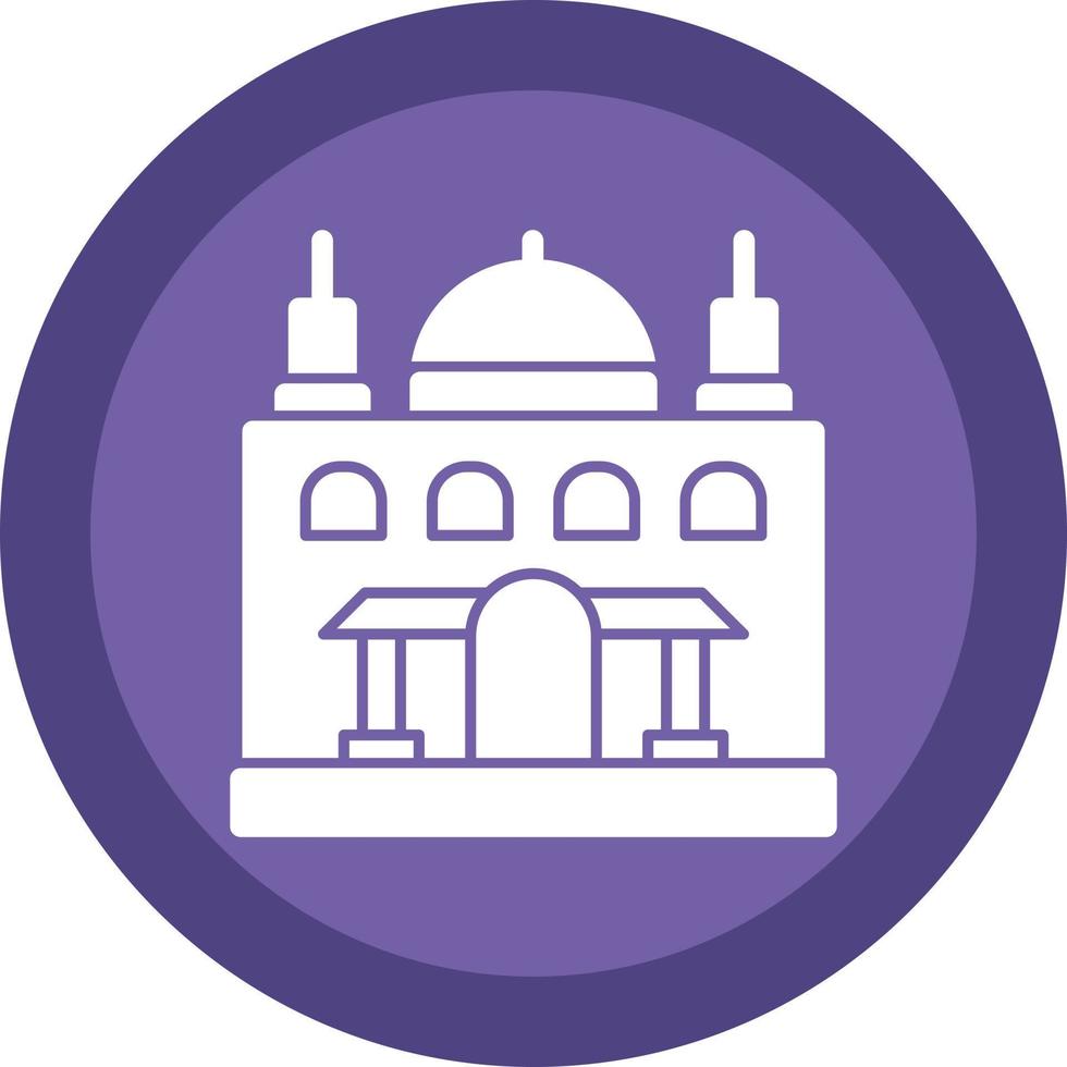 diseño de icono de vector de mezquita