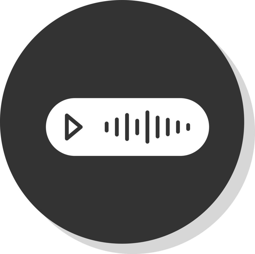 Voice Message Vector Icon Design