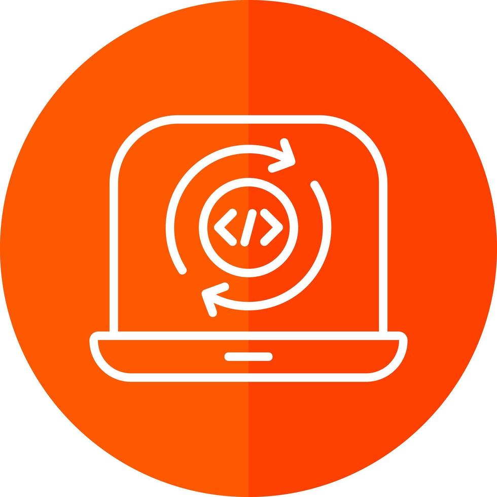 Programming Cycle Vector Icon Design