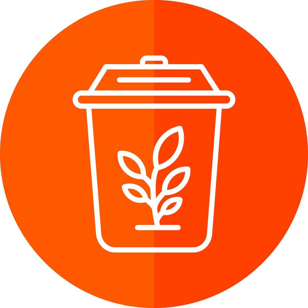 Plant Trash Vector Icon Design
