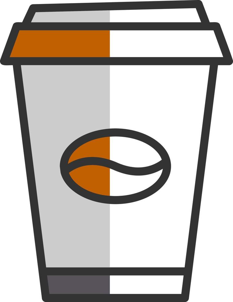 Coffee Cup Vector Icon Design