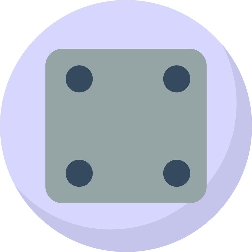 Dice Four Vector Icon Design