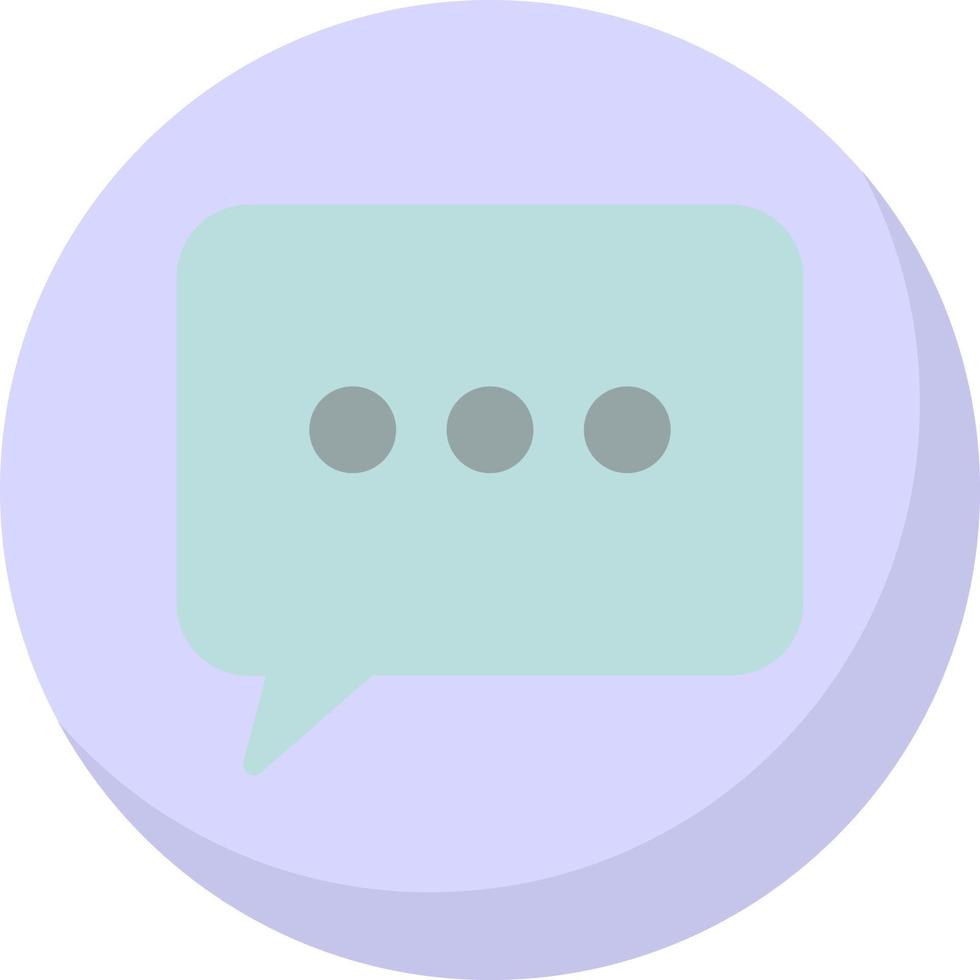 Comment Dots Vector Icon Design