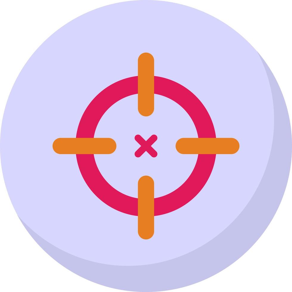 Crosshairs Vector Icon Design