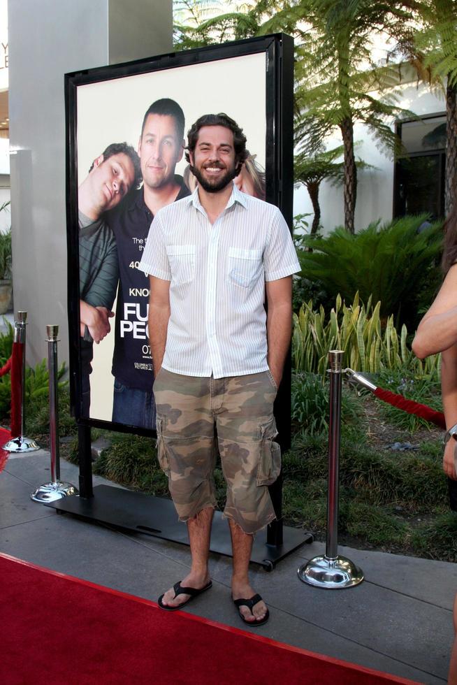 Zach Levi  arriving at the Funny People  World Premiere at the ArcLight Hollywood Theaters in Los Angeles  CA   on July 20 2009 2008 photo