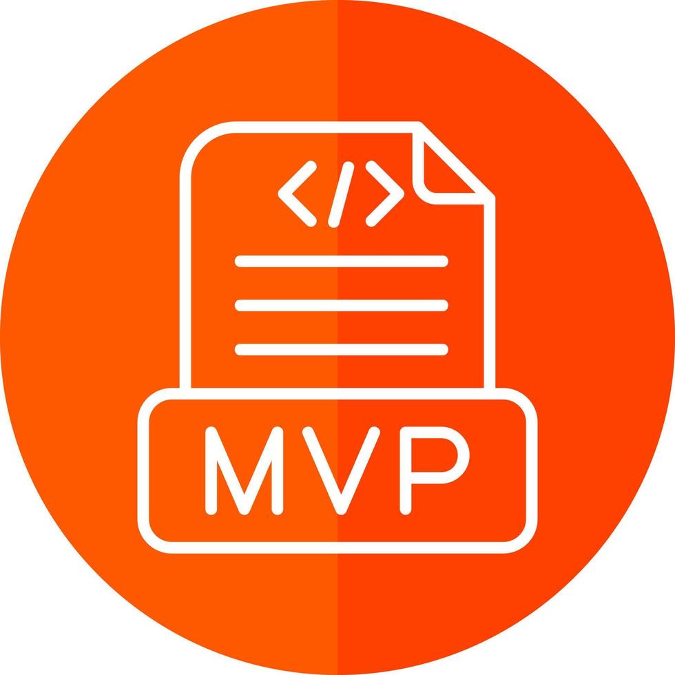 diseño de icono de vector mvp