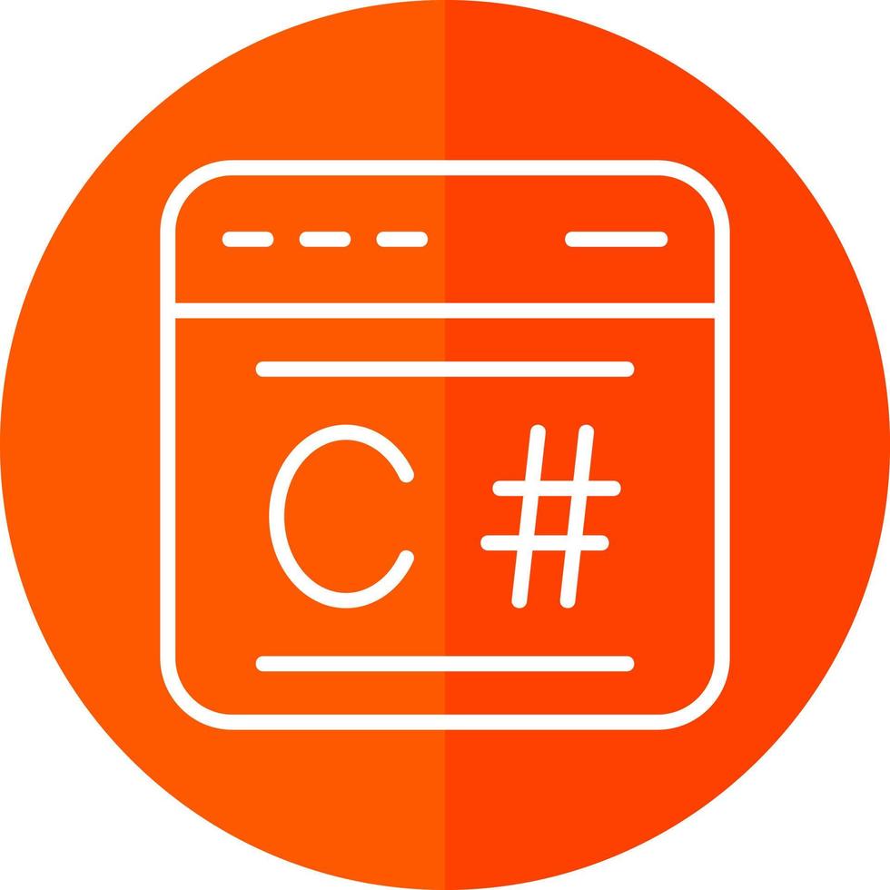 C Sharp Vector Icon Design