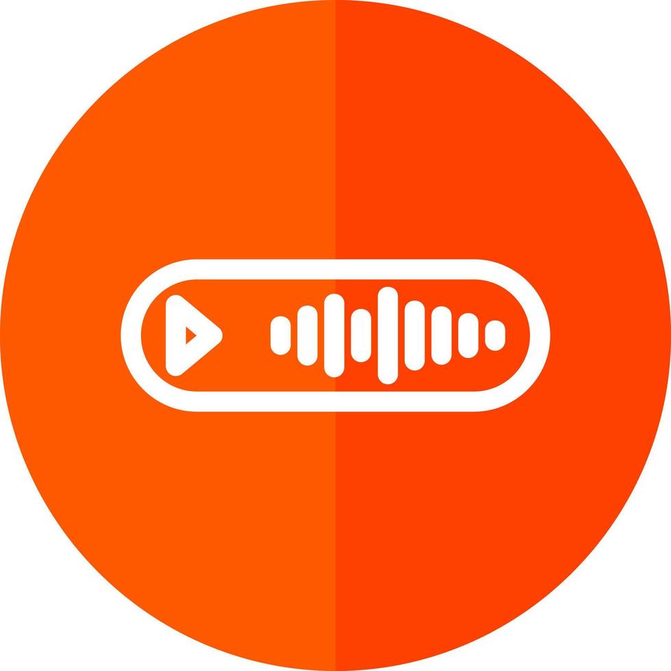 Voice Message Vector Icon Design