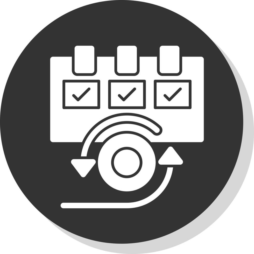 Daily Scrum Vector Icon Design