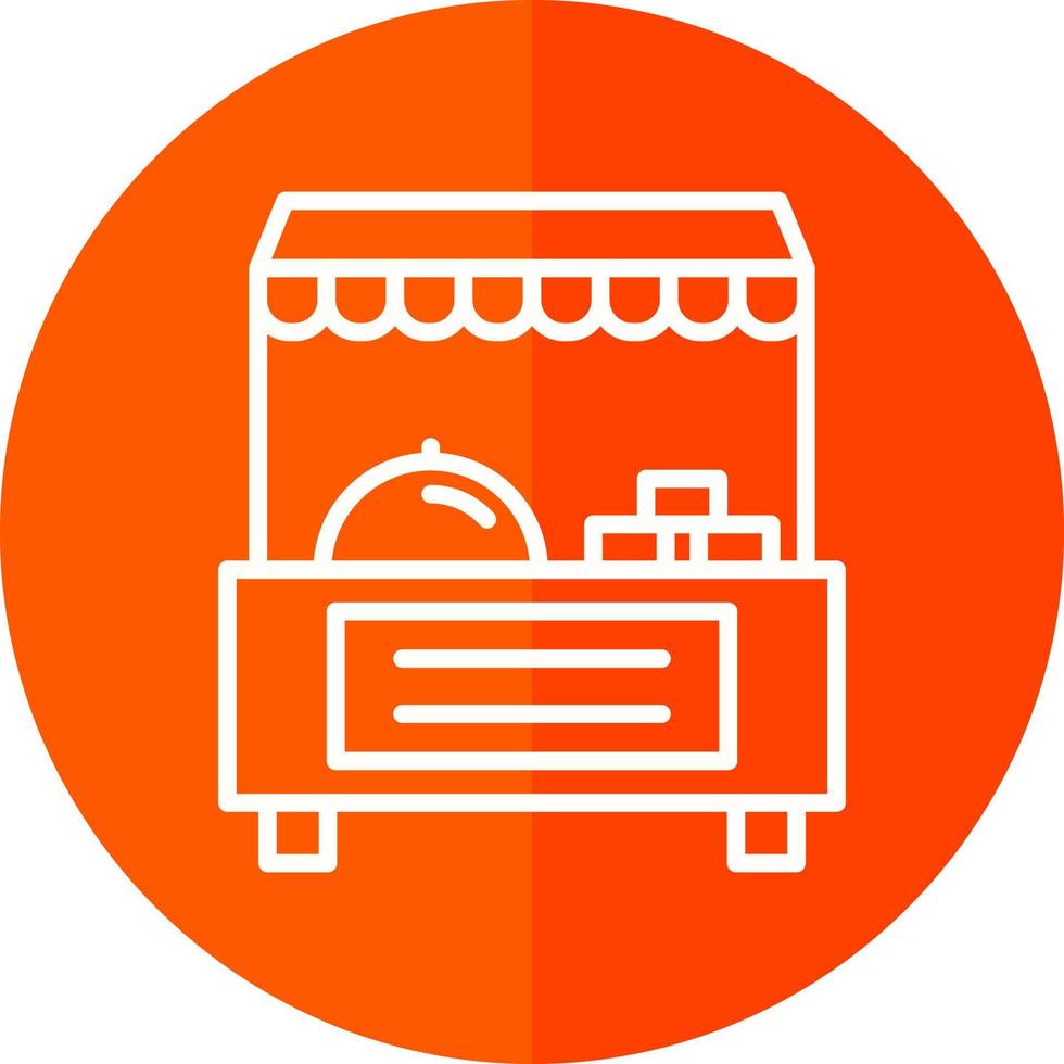 Food Stand Vector Icon Design