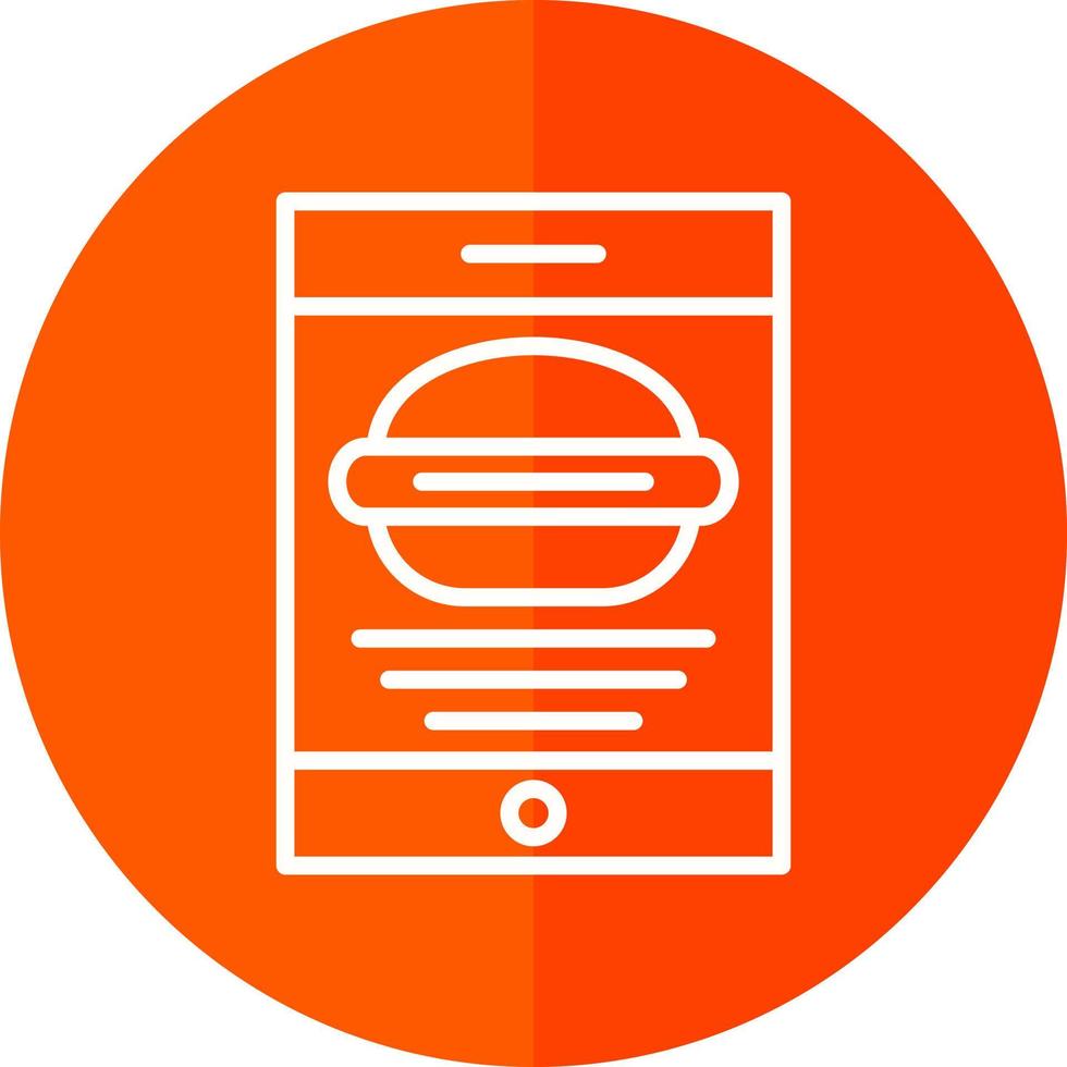 Food Application Vector Icon Design