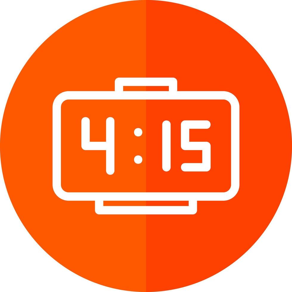 diseño de icono de vector de reloj digital