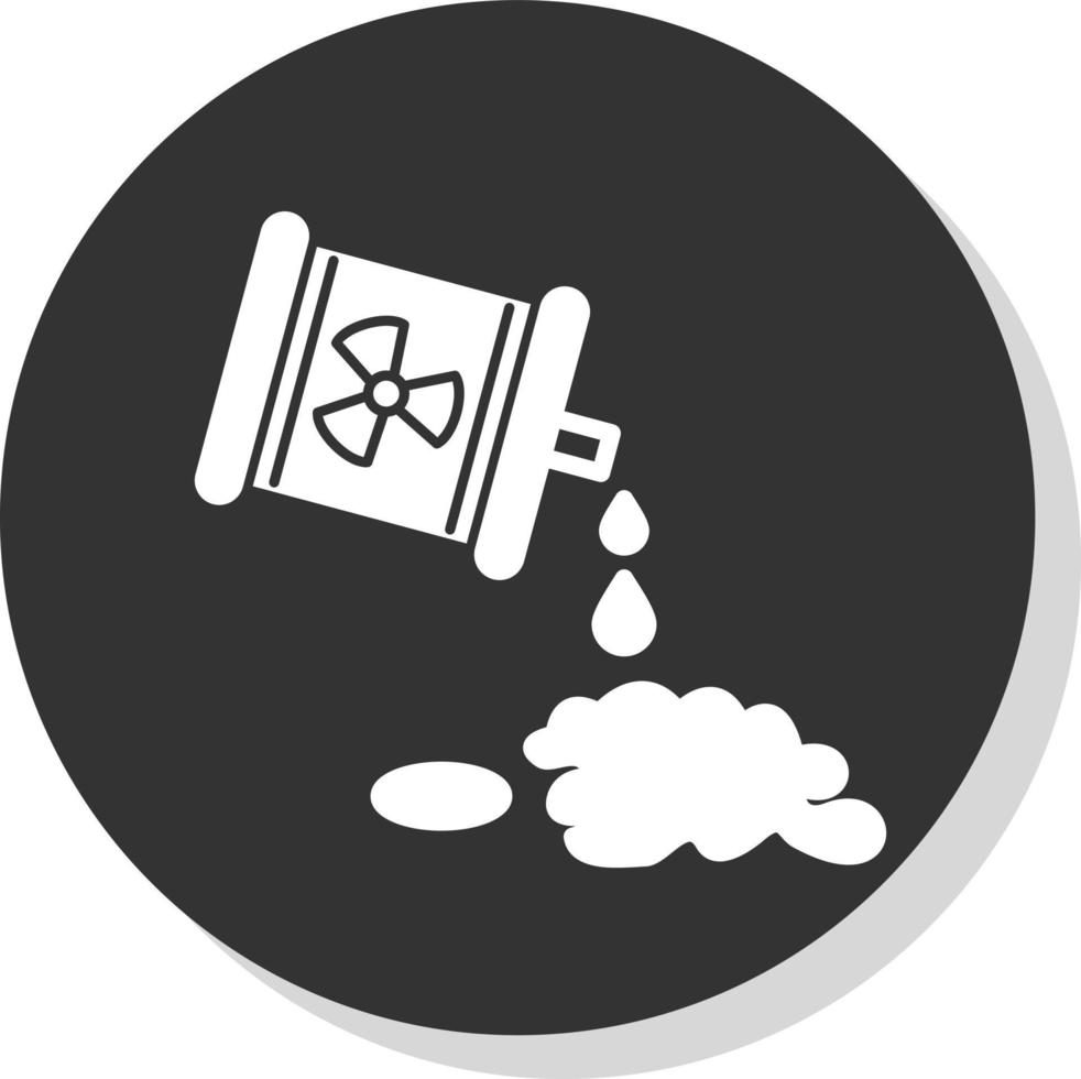 Chemical Spill Vector Icon Design