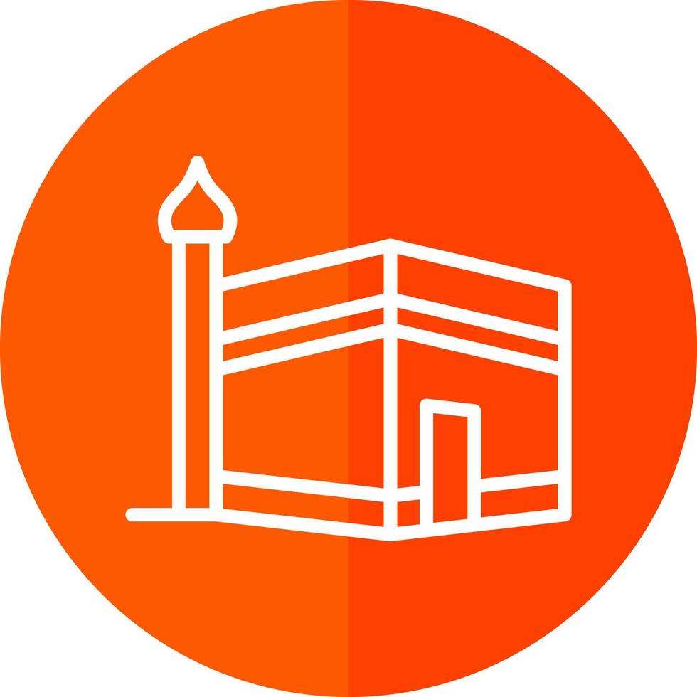 diseño de icono de vector de kaaba