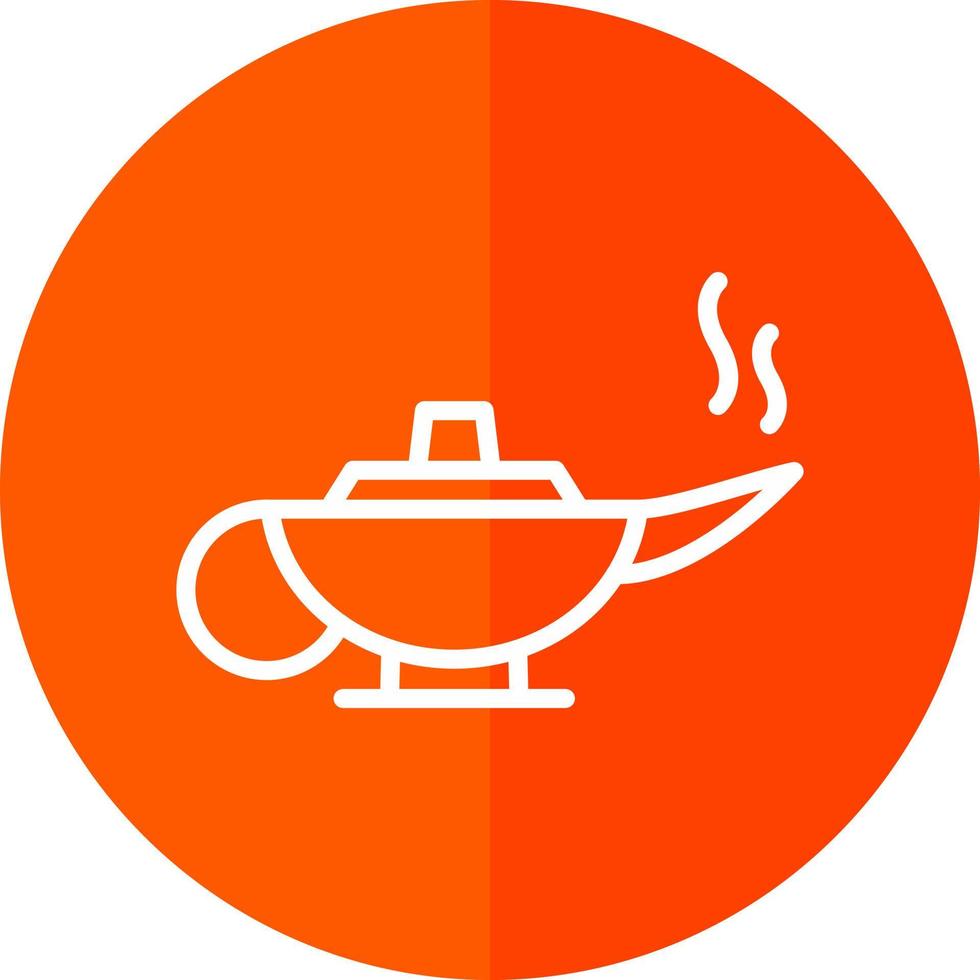 Arabian Magic Lamp Vector Icon Design