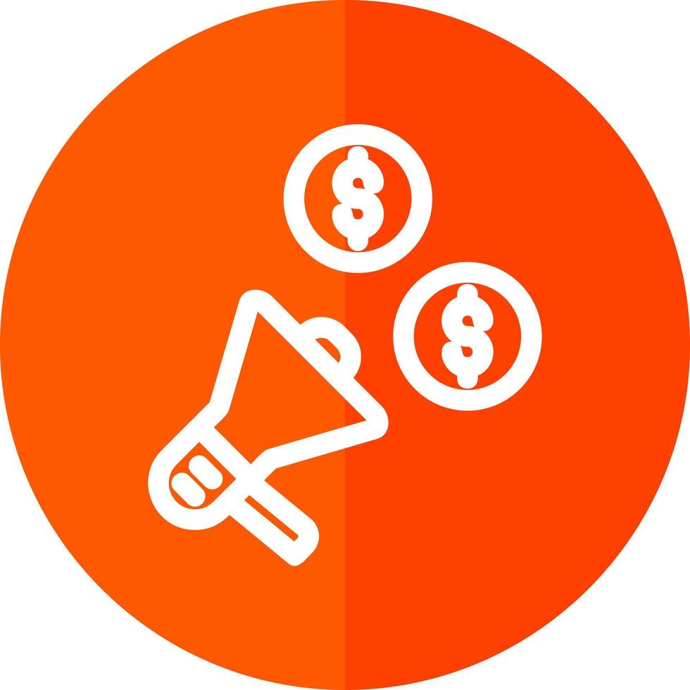 Marketing Budget Vector Icon Design