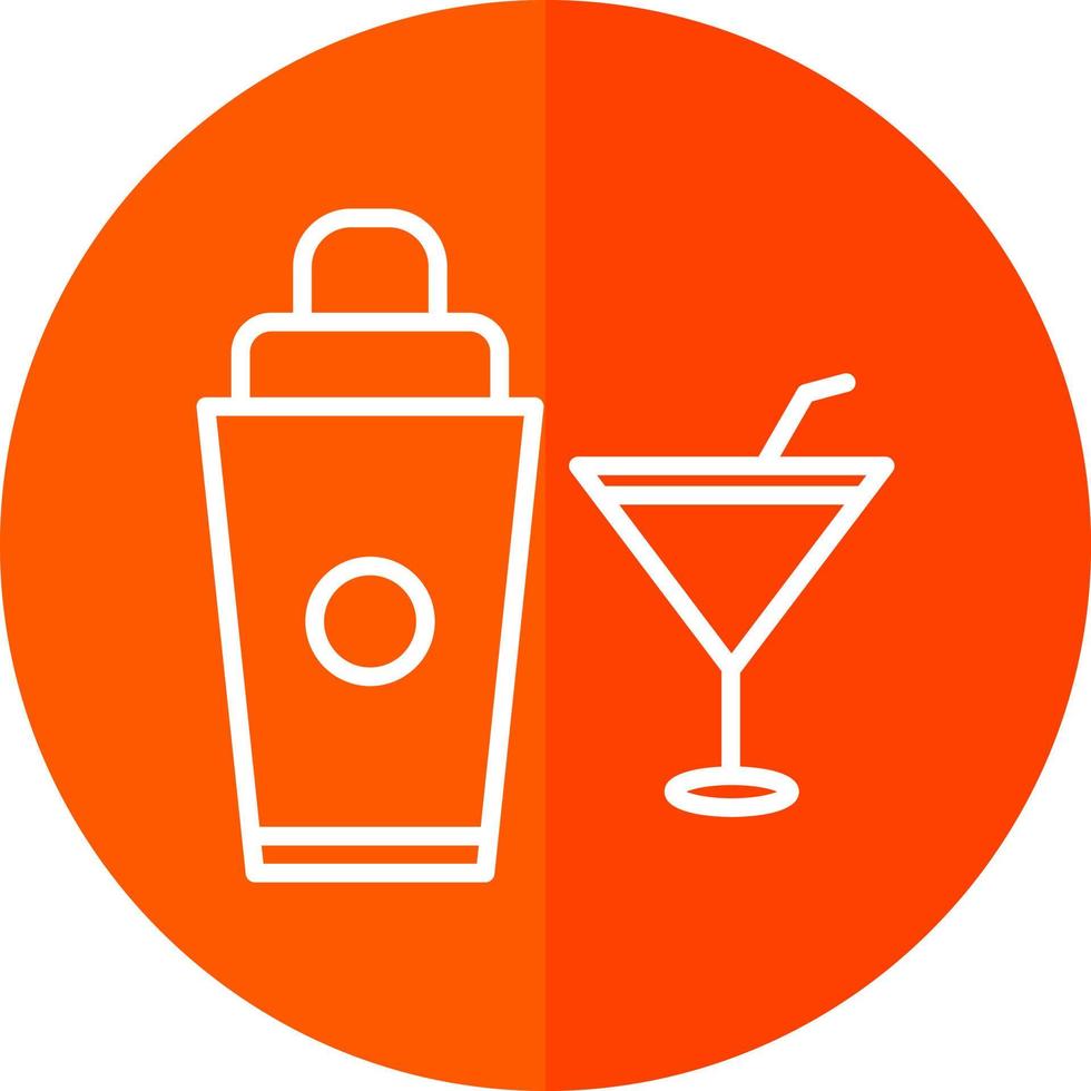 diseño de icono de vector de coctelera
