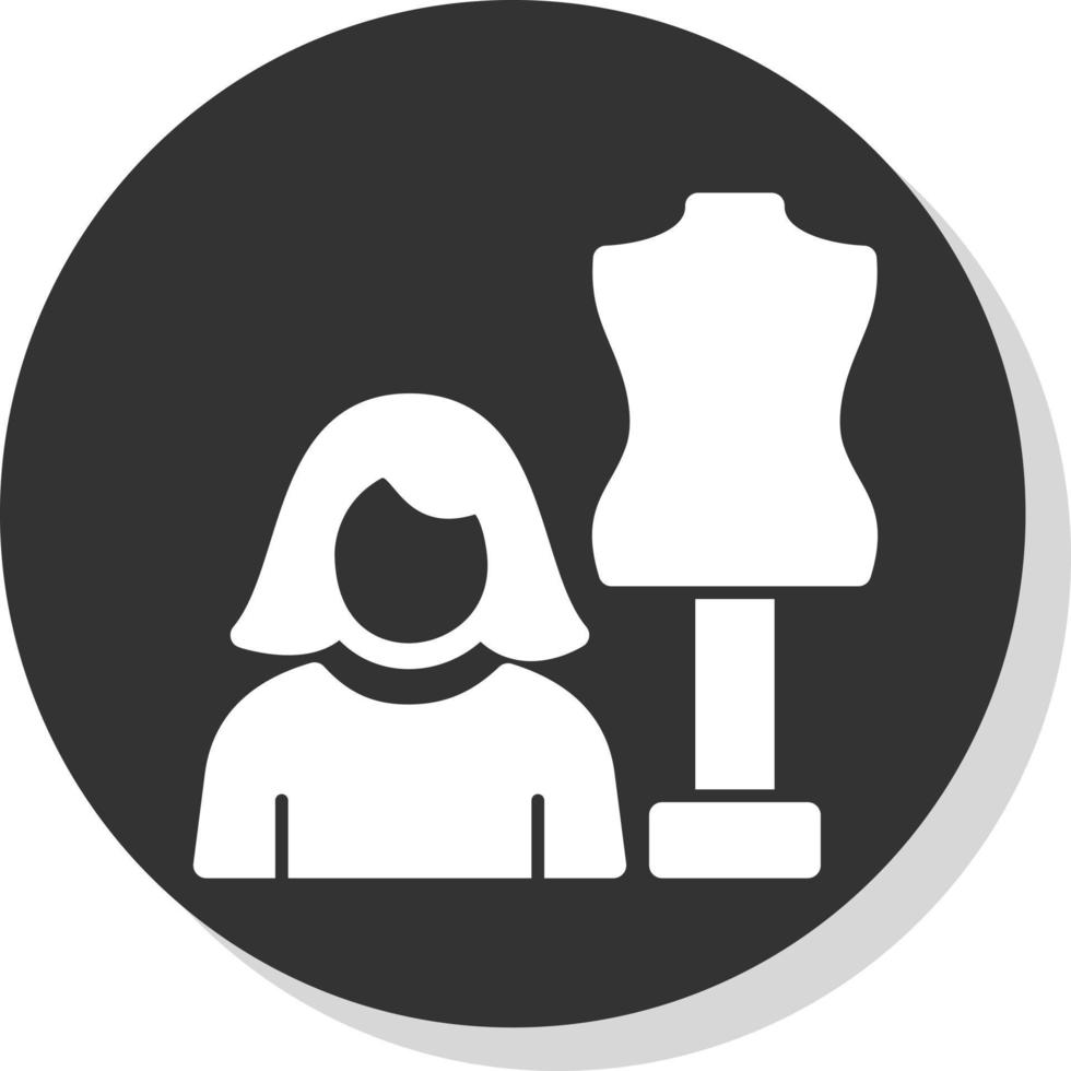 diseño de icono de vector de diseñador de moda