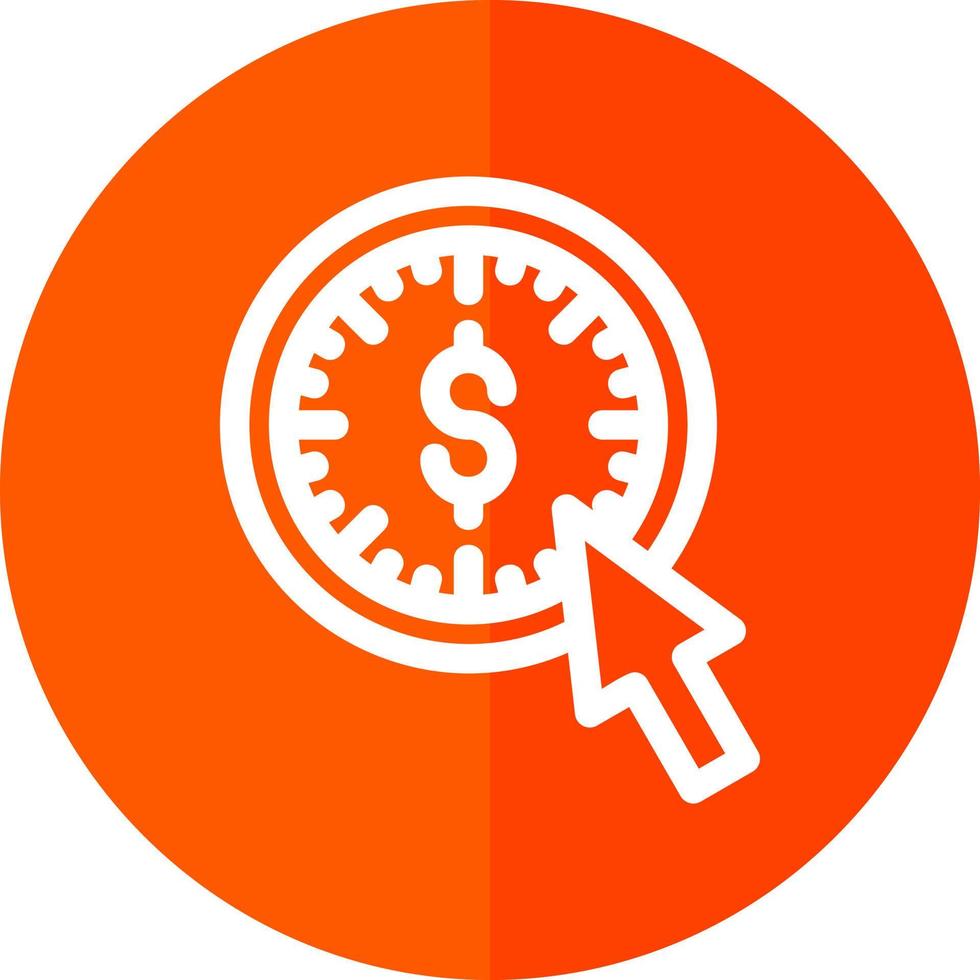 Pay Per Click Vector Icon Design