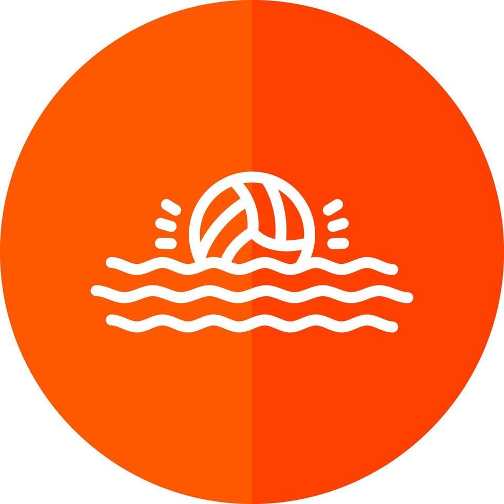 diseño de icono de vector de waterpolo