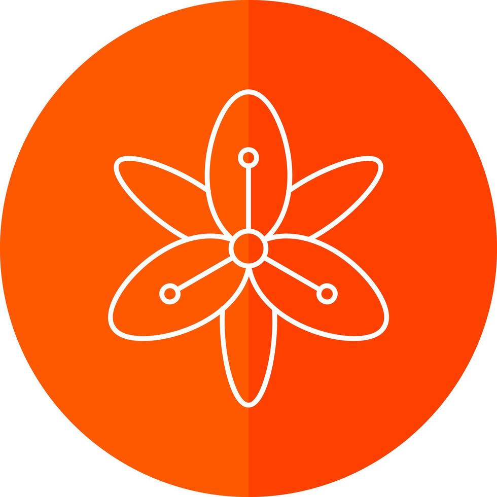 Tiger Lily Vector Icon Design