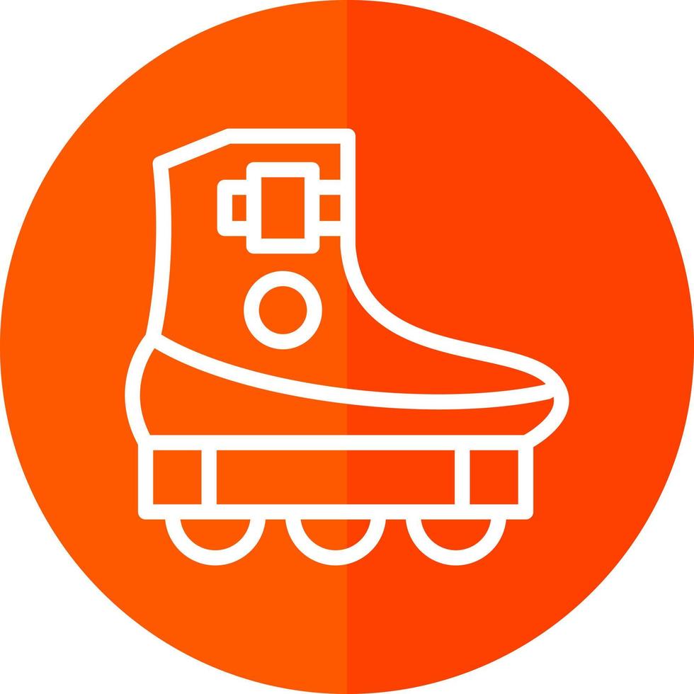 Roller Skating Vector Icon Design