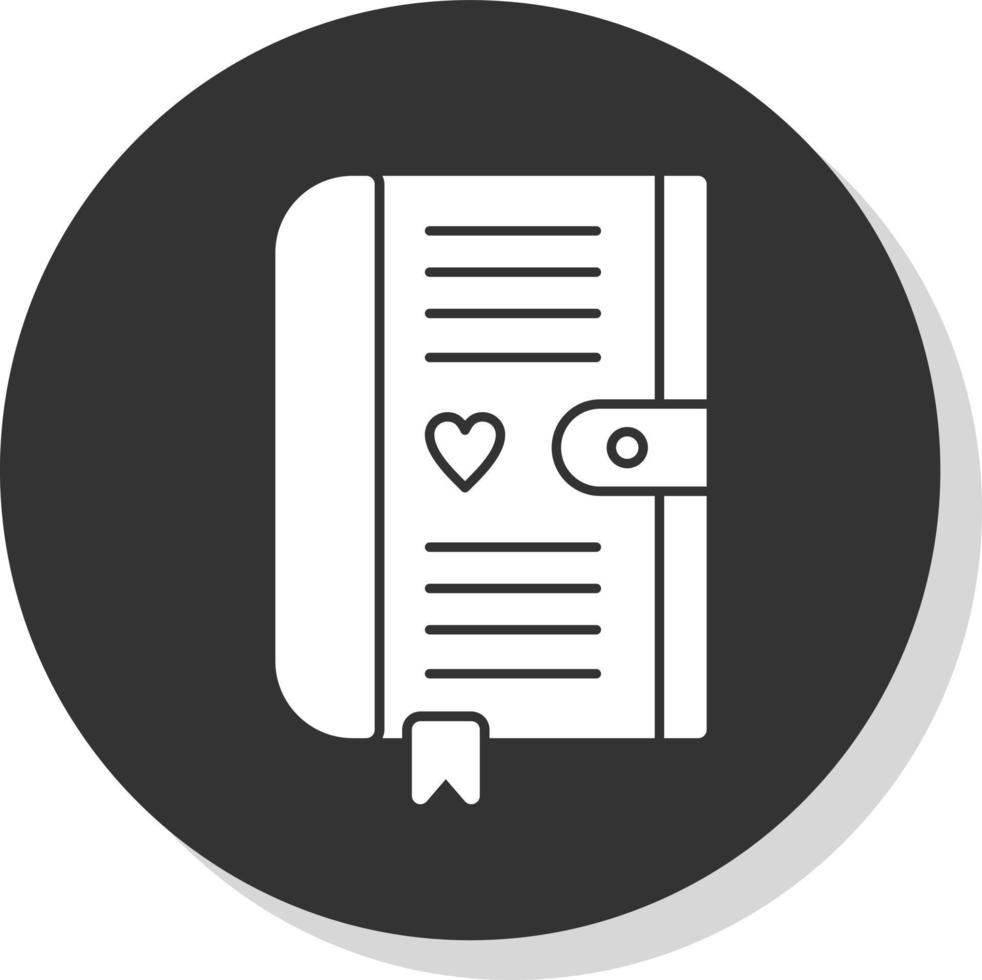 Diary Vector Icon Design