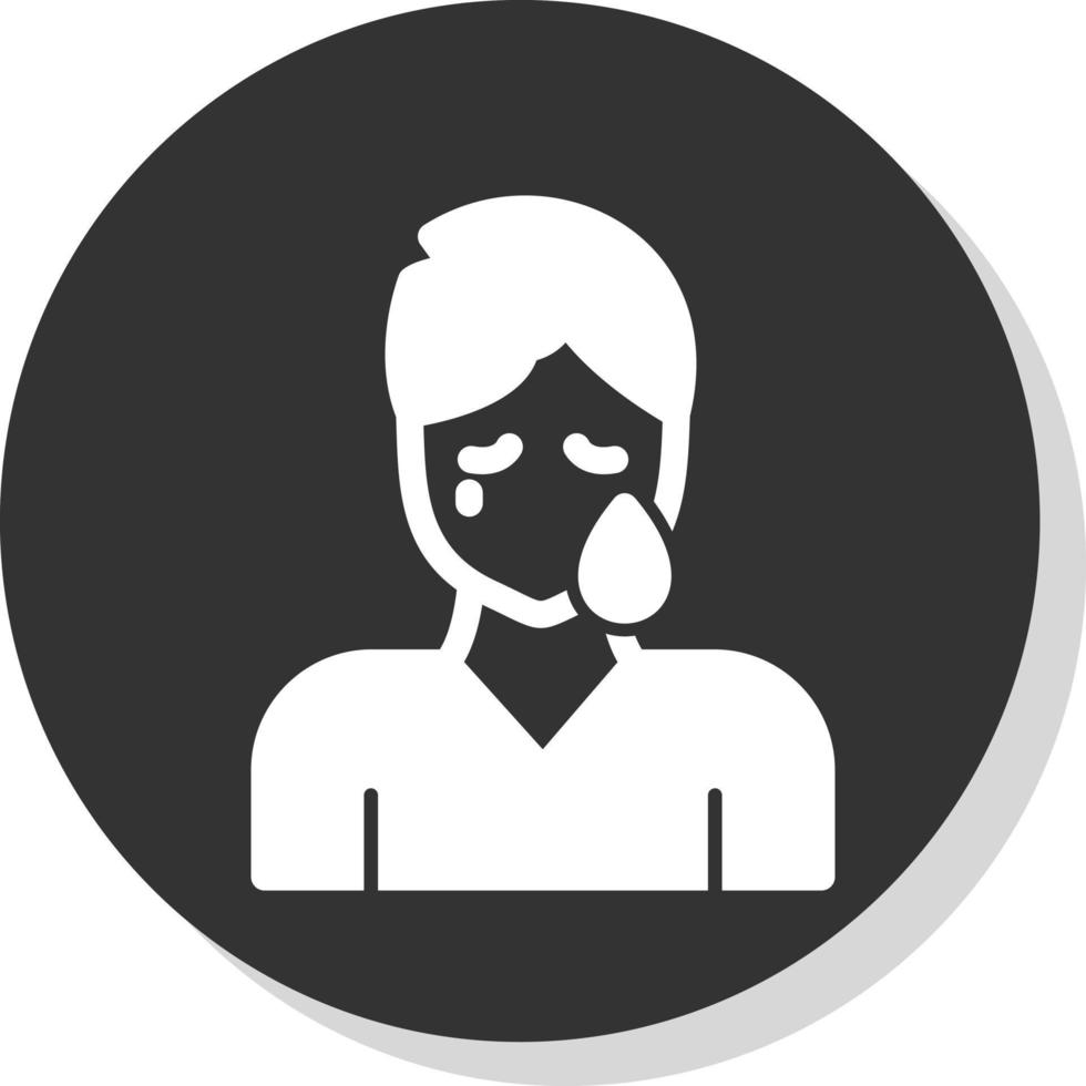 Grief Vector Icon Design