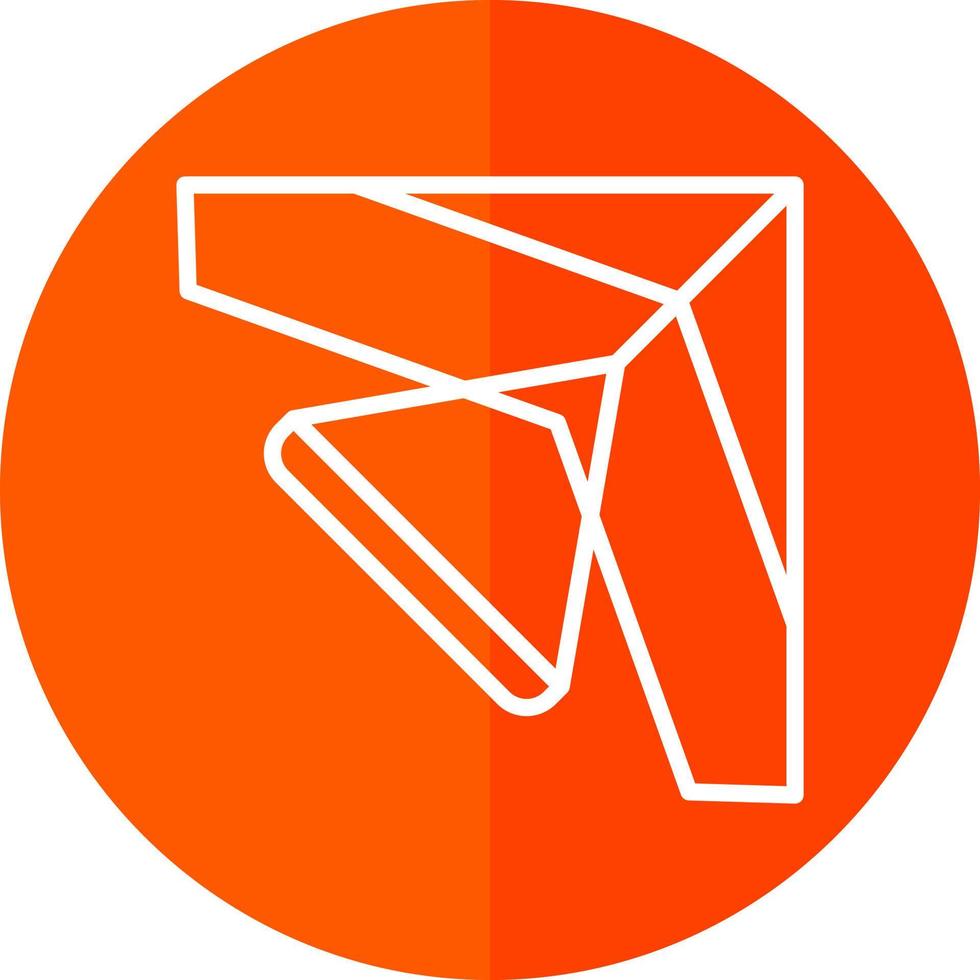 Glider Vector Icon Design
